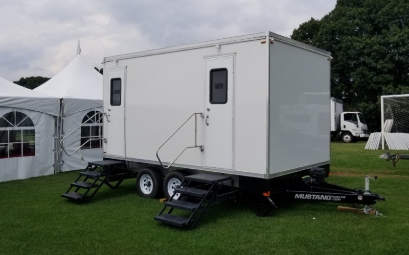 Luxury portable restrooms