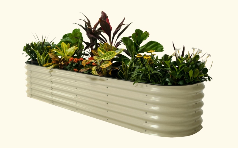 Galvanized raised beds