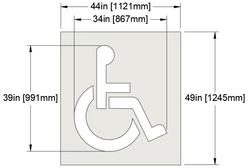 Stencils for Parking Lot