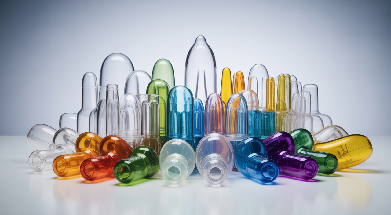 Clear PET preforms for bottle manufacturing